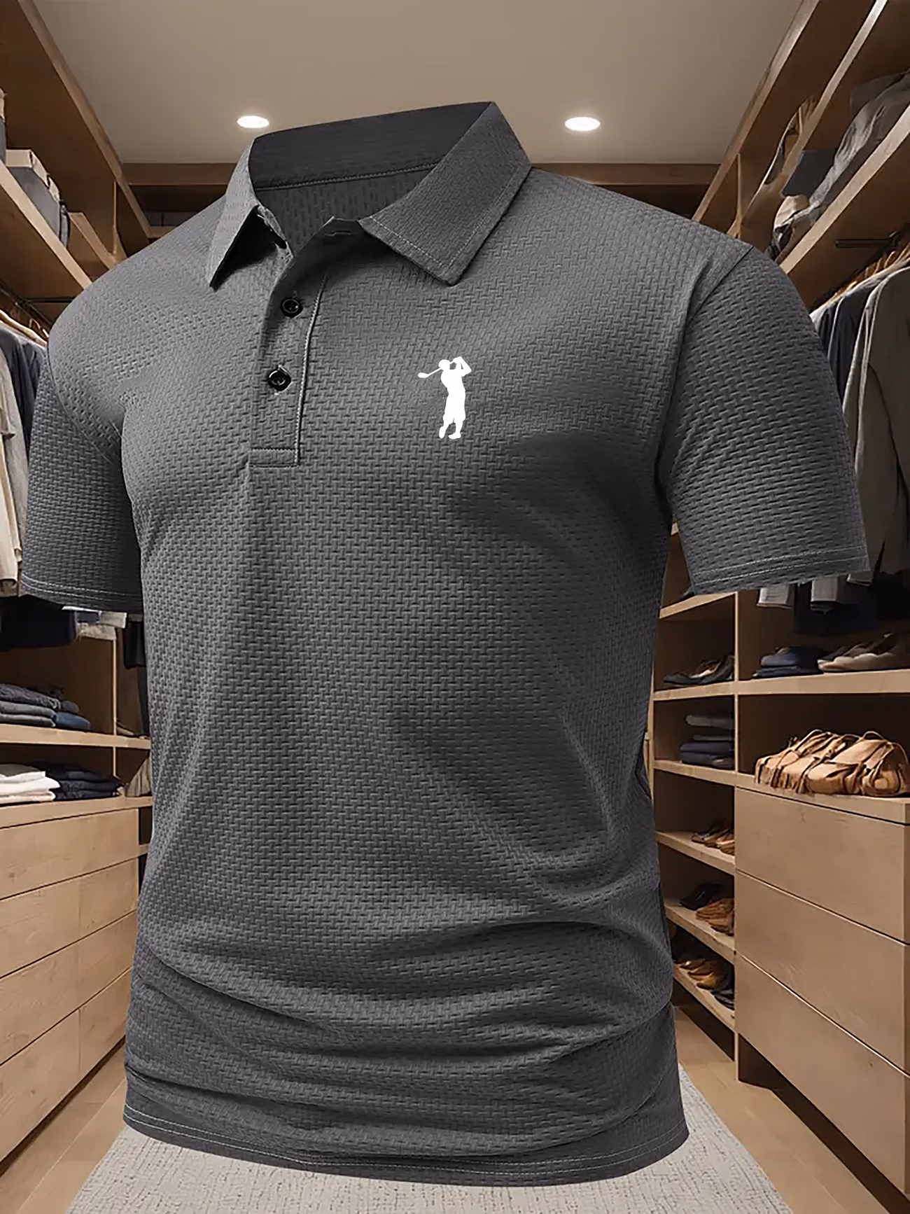 s743 mens golf new breathable   shirt summer stretch solid color top for business golf short sleeve 2025   block quick dry summer breathable   stretch top with east asian aesthetic for mens business golf in europe and america Product details 12