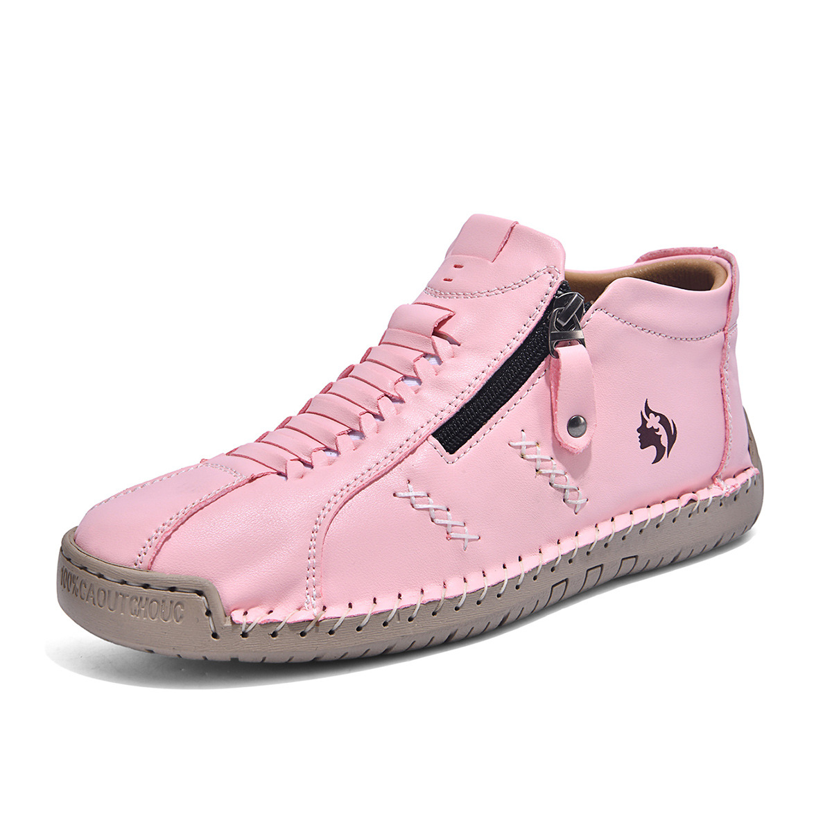 ⏰Offre limitée dans le temps : 60 % de réduction sur les mocassins de conduite en cuir de vachette premium avec fermeture éclair latérale