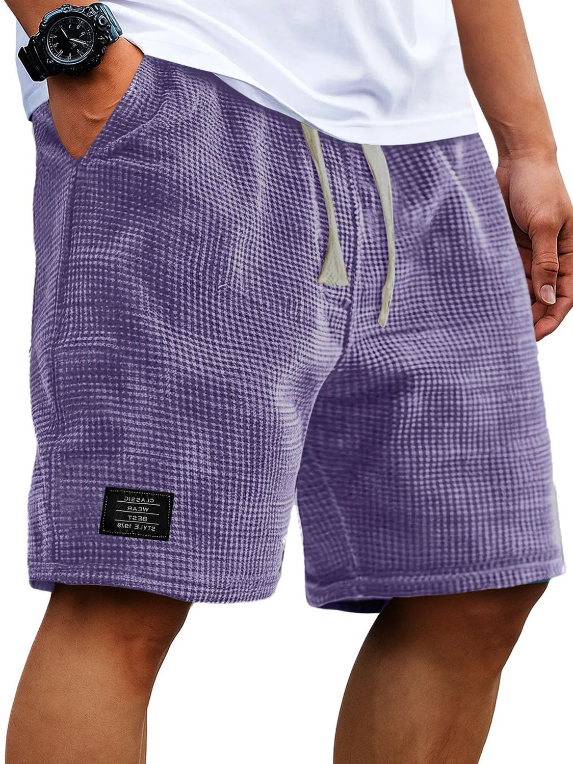 Men's Waffle Knit Shorts