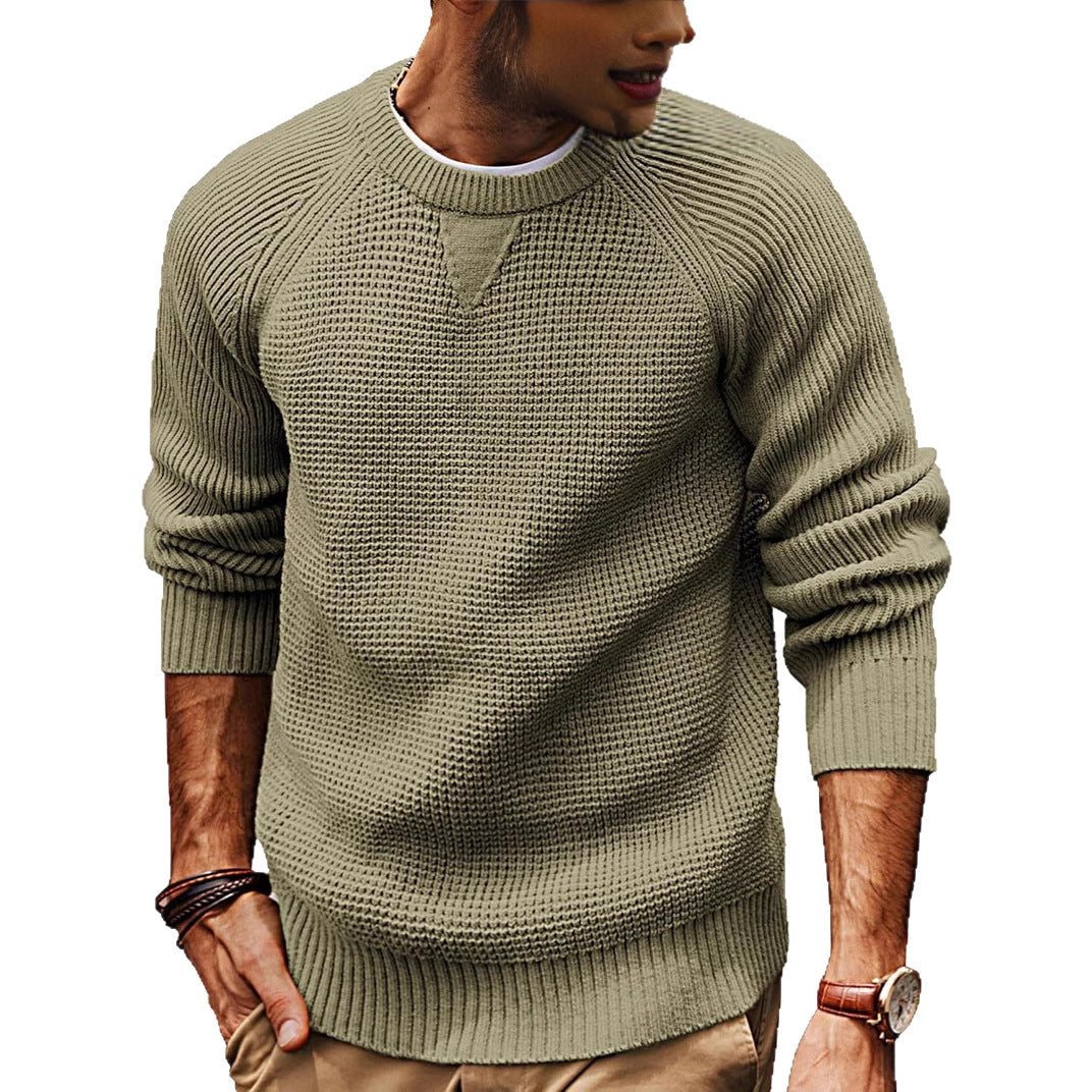 Pull en maille texturée classique pour homme : confort et style au quotidien