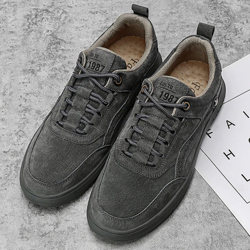 ⏰Promotion 60% OFF-Breathable soft frosted leather men's   shoes