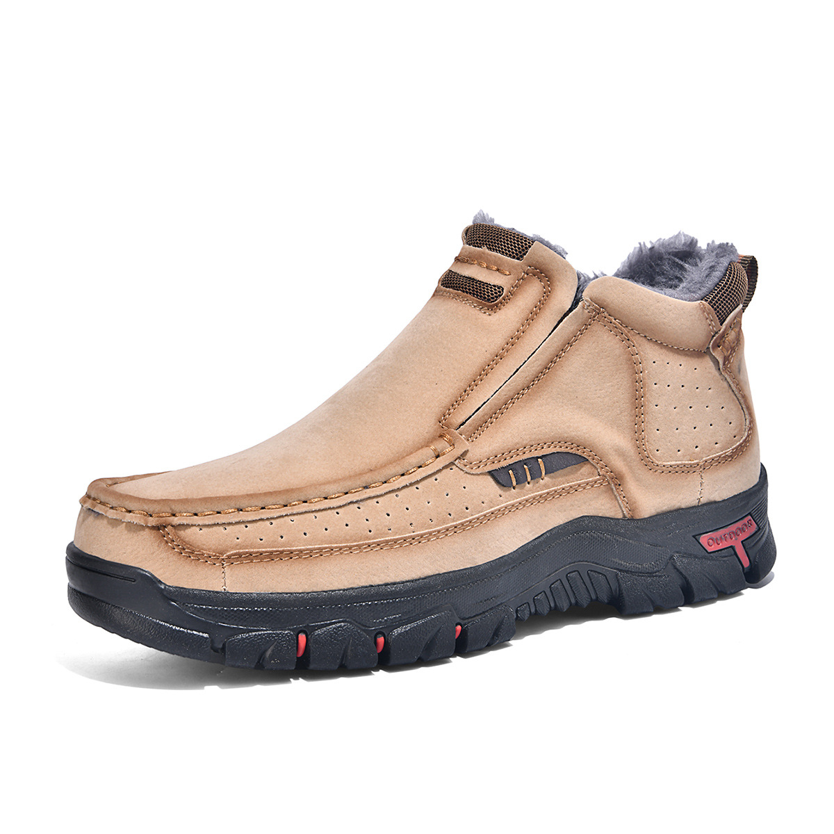 BIG SALE! Men's Leather Chukka Boots – Comfortable Wide Fit for Everyday Wear