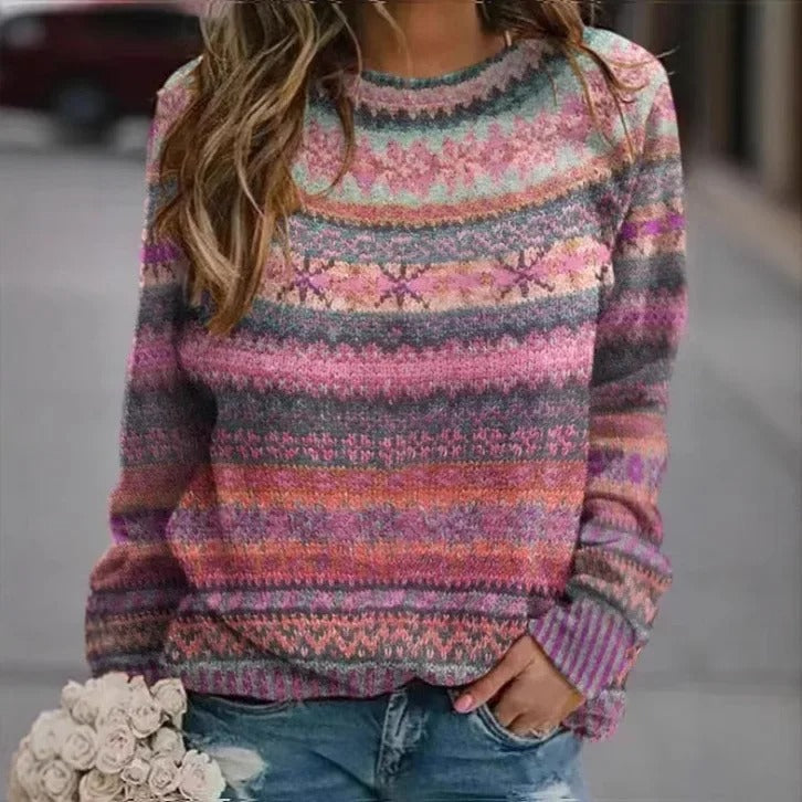 Lorraine™ | Retro Pastel Highland Sweater
