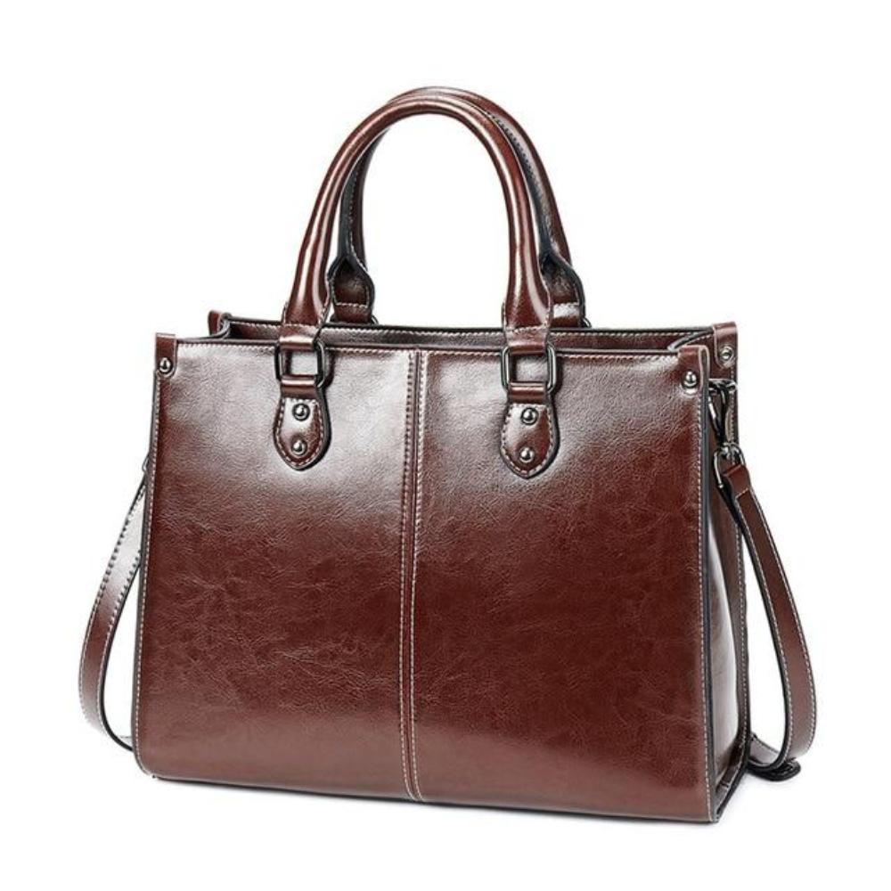 Grace™ | Classic Leather Finish Tote Bag
