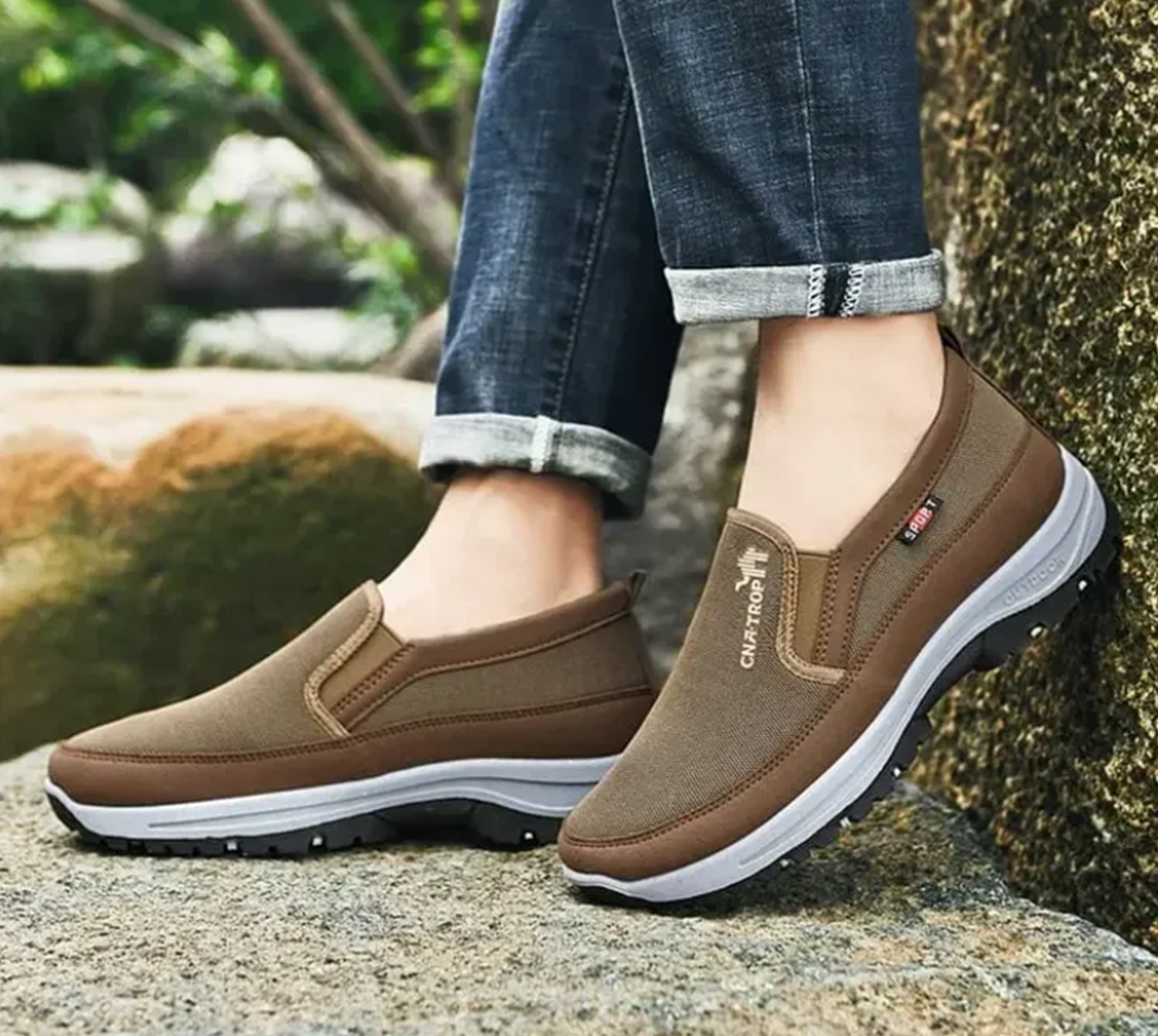 🔥LAST DAY 70% OFF🔥Men's Arch Support & Breathable and Light & Non-Slip Shoes - Proven Plantar Fasciitis, Foot and Heel Pain Relief