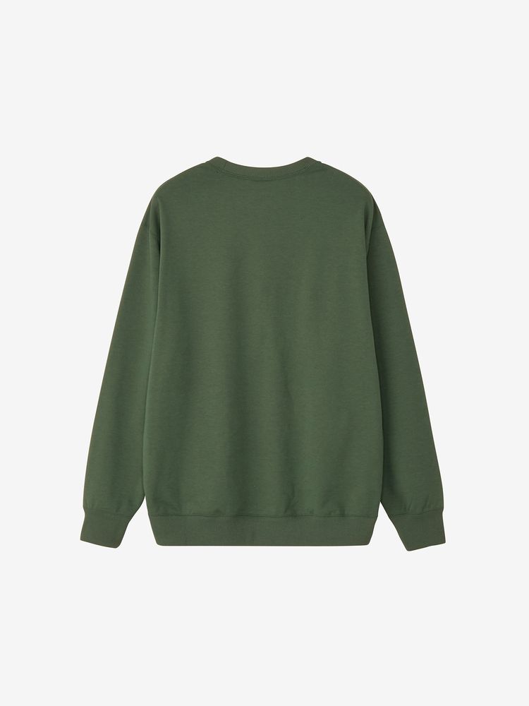 スモールロゴヘザースウェットクルー（ユニセックス）