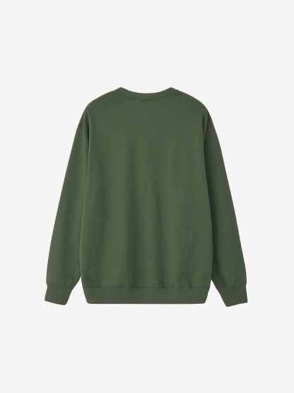 スモールロゴヘザースウェットクルー（ユニセックス）