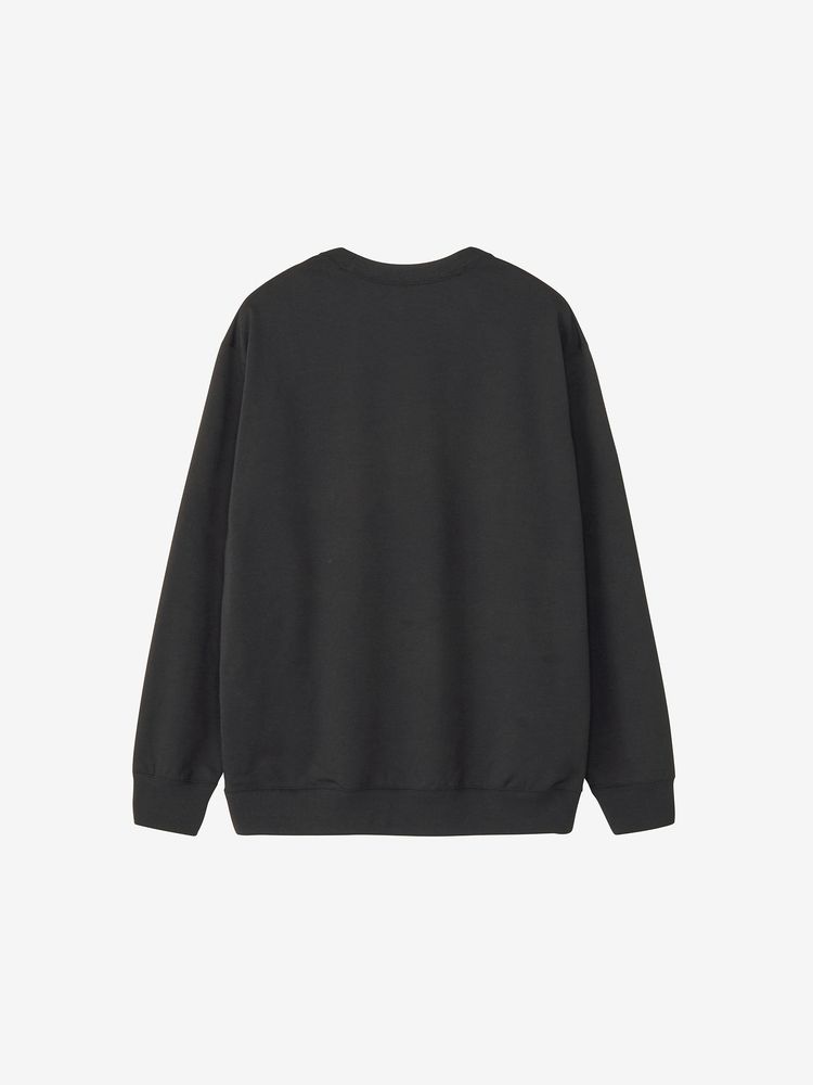 スモールロゴヘザースウェットクルー（ユニセックス）