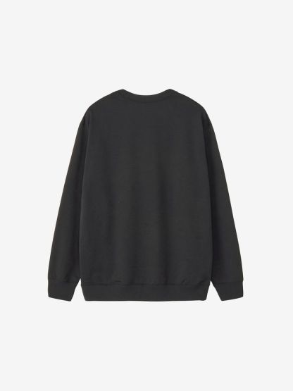 スモールロゴヘザースウェットクルー（ユニセックス）