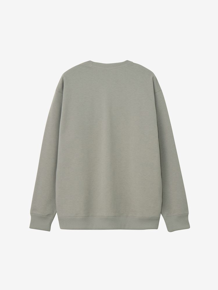 スモールロゴヘザースウェットクルー（ユニセックス）