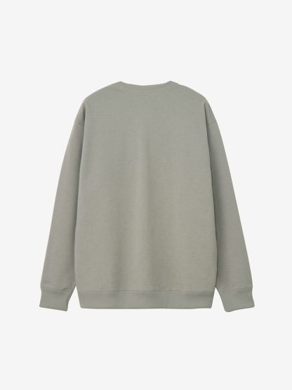 スモールロゴヘザースウェットクルー（ユニセックス）