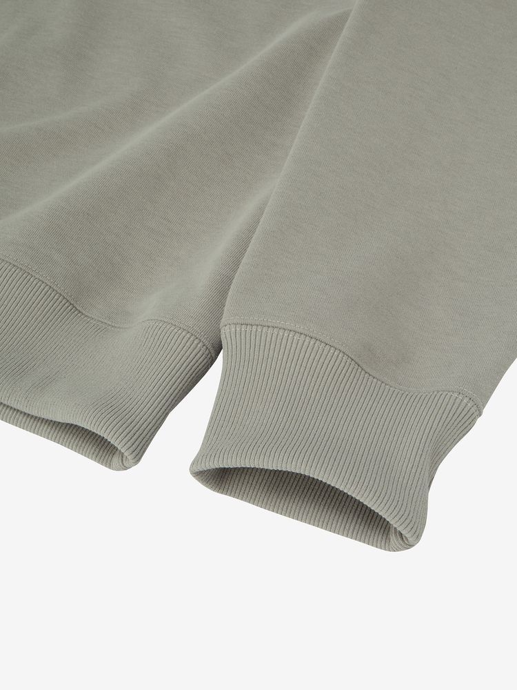 スモールロゴヘザースウェットクルー（ユニセックス）