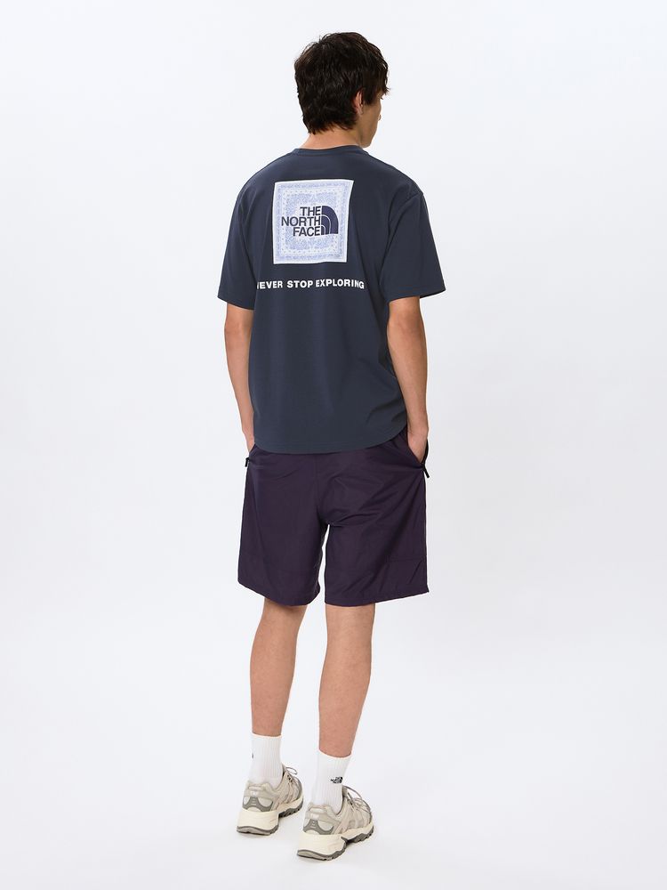 ショートスリーブバンダナスクエアロゴティー（メンズ）