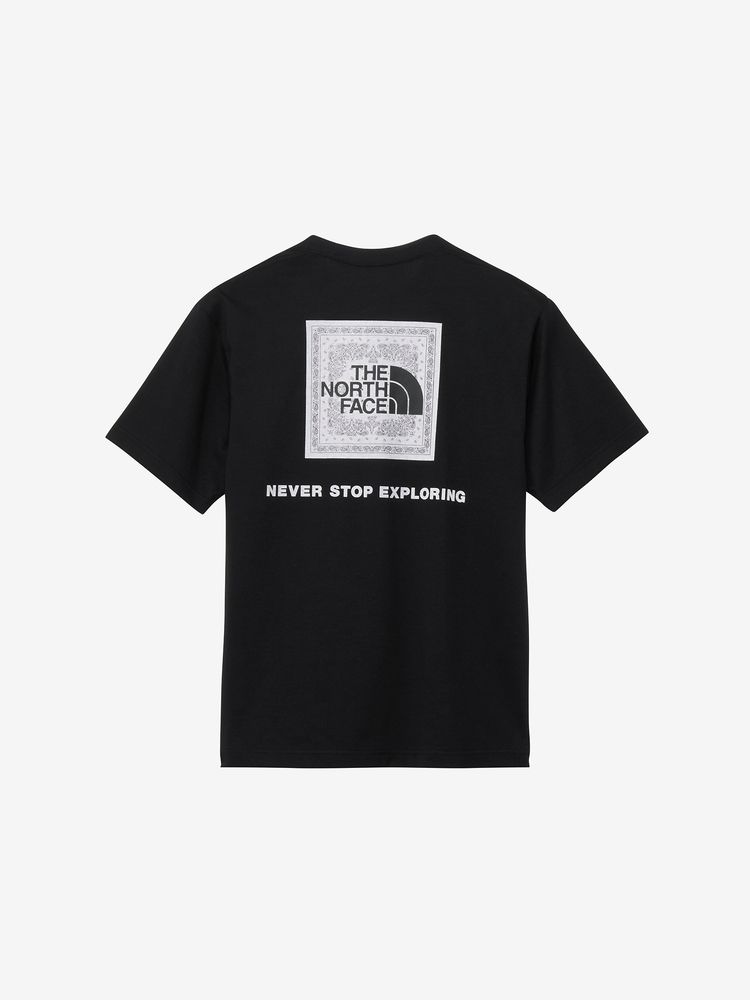 ショートスリーブバンダナスクエアロゴティー（メンズ）