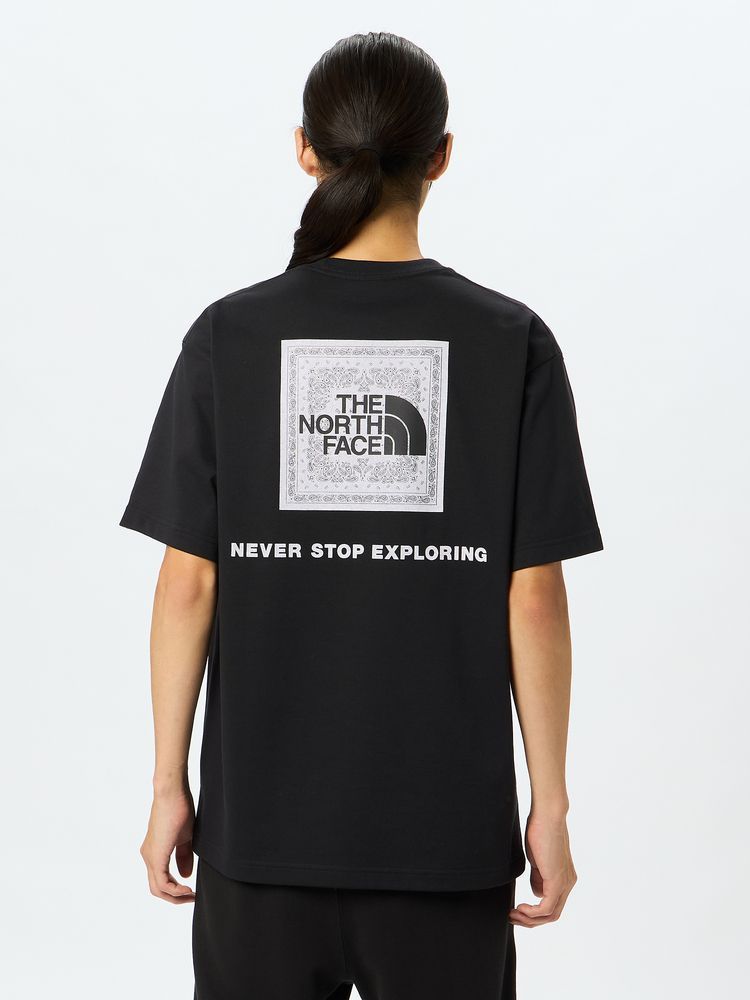 ショートスリーブバンダナスクエアロゴティー（メンズ）