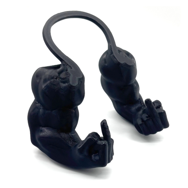 Human Arm for Cat Bodybuilder Funny Fake Cat Hand Toy for Home Decor and Gifts