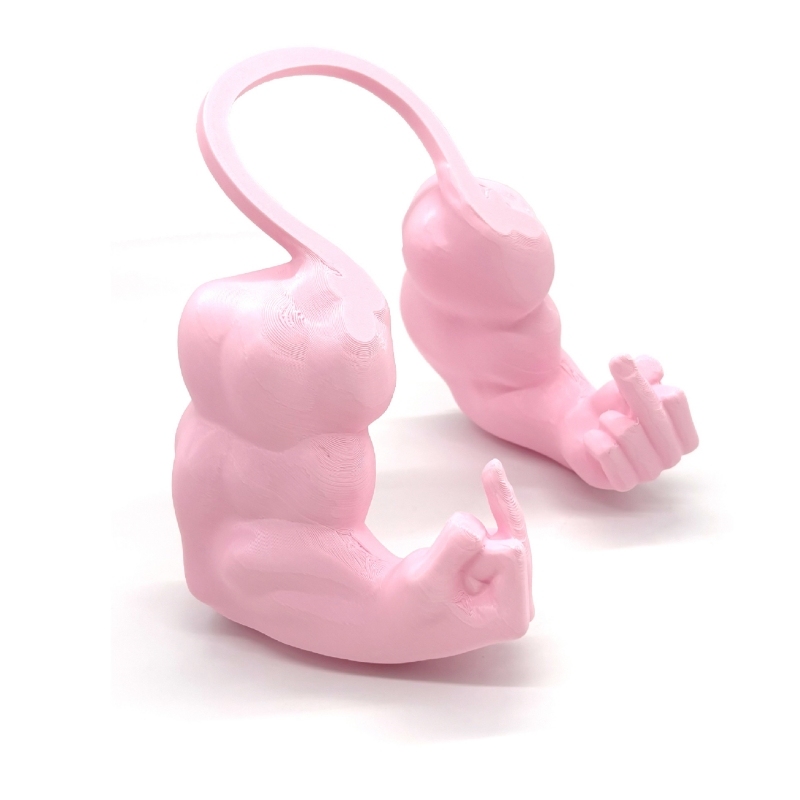 Human Arm for Cat Bodybuilder Funny Fake Cat Hand Toy for Home Decor and Gifts