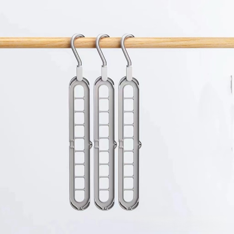Space Saving Multi Slot Clothes Hanger for Closet