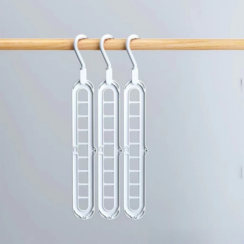 Space Saving Multi Slot Clothes Hanger for Closet