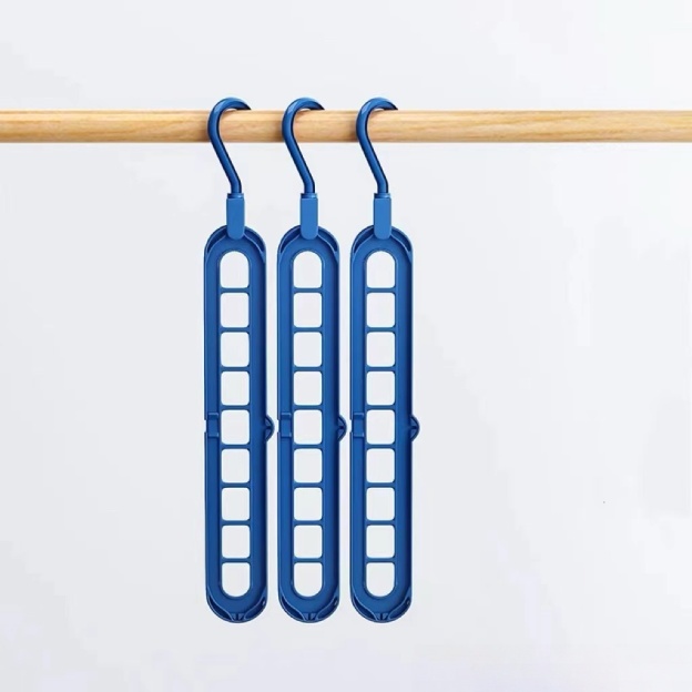 Space Saving Multi Slot Clothes Hanger for Closet