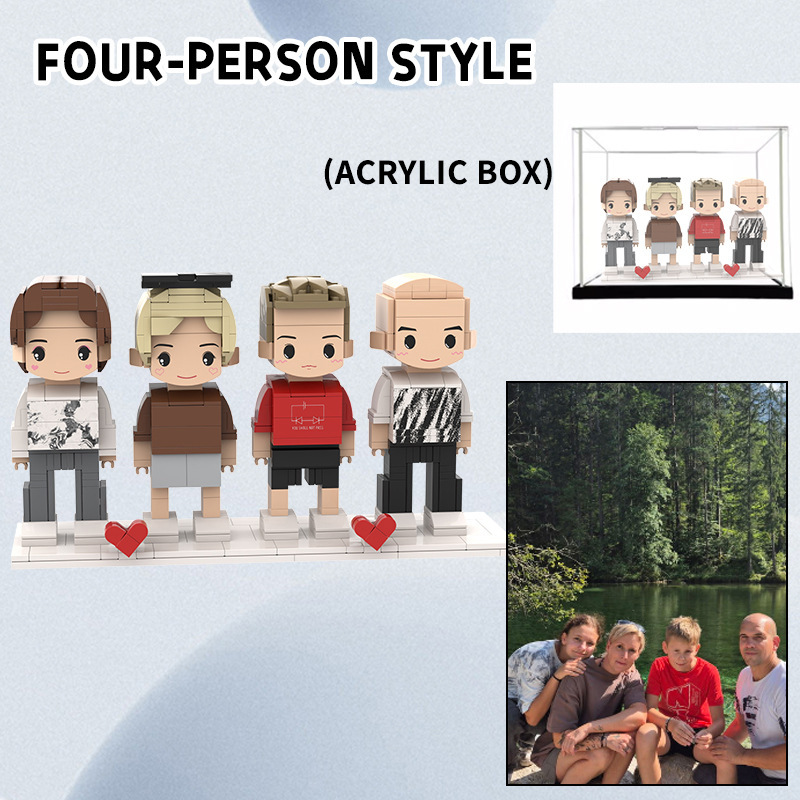 Funny Custom Brick Figures Gift
