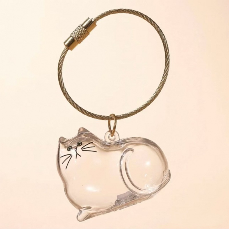 Pet Hair Keepsake Bottle Keychain Memory Set
