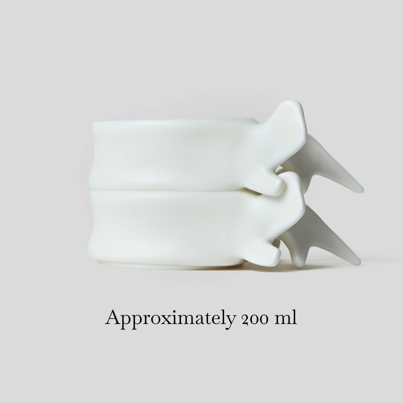 Spine-Shaped Ceramic Mug