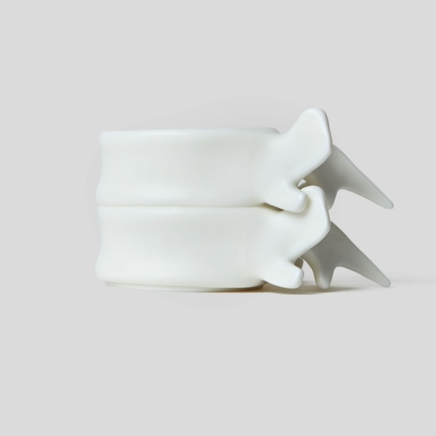 Spine-Shaped Ceramic Mug
