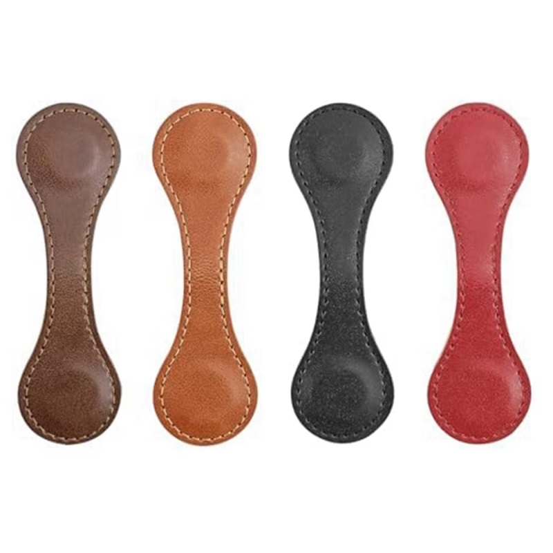 Luxury Leather Magnetic Bookmarks – Strong Hold Page Markers for Book Lovers