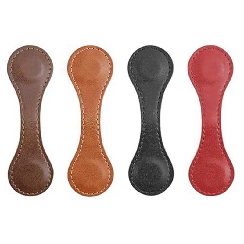 Luxury Leather Magnetic Bookmarks – Strong Hold Page Markers for Book Lovers