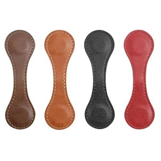 Luxury Leather Magnetic Bookmarks – Strong Hold Page Markers for Book Lovers