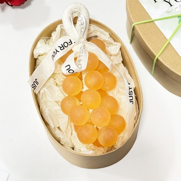 Crystal Grape Soap String – Handmade Moisturizing Grape-Shaped Soap for Bathroom Décor & Daily Cleansing