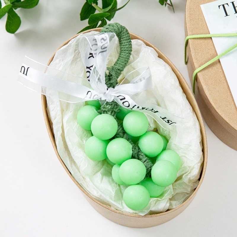 Crystal Grape Soap String – Handmade Moisturizing Grape-Shaped Soap for Bathroom Décor & Daily Cleansing