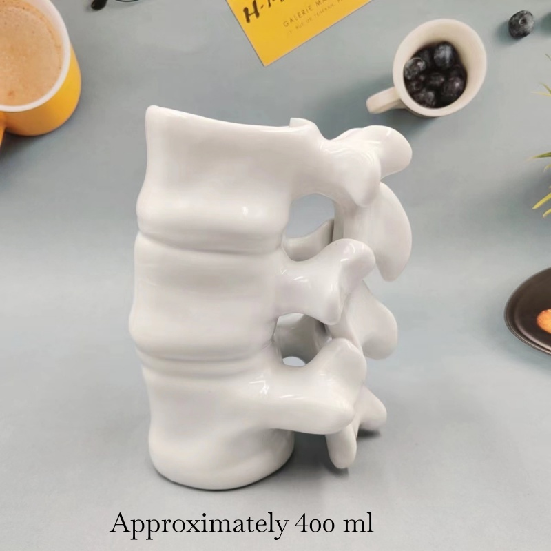 Spine-Shaped Ceramic Mug