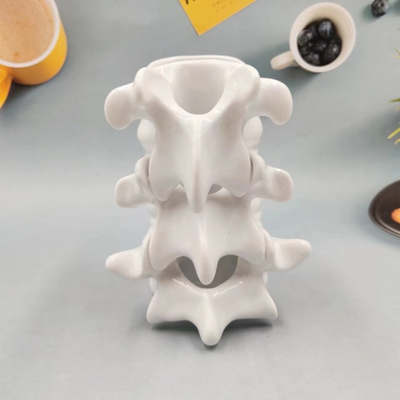 Spine-Shaped Ceramic Mug