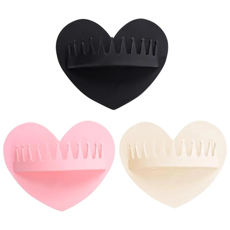 No More Clogged Drains – Silicone Wall Hair Catcher with Strong Suction Cups for Shower & Bathtub