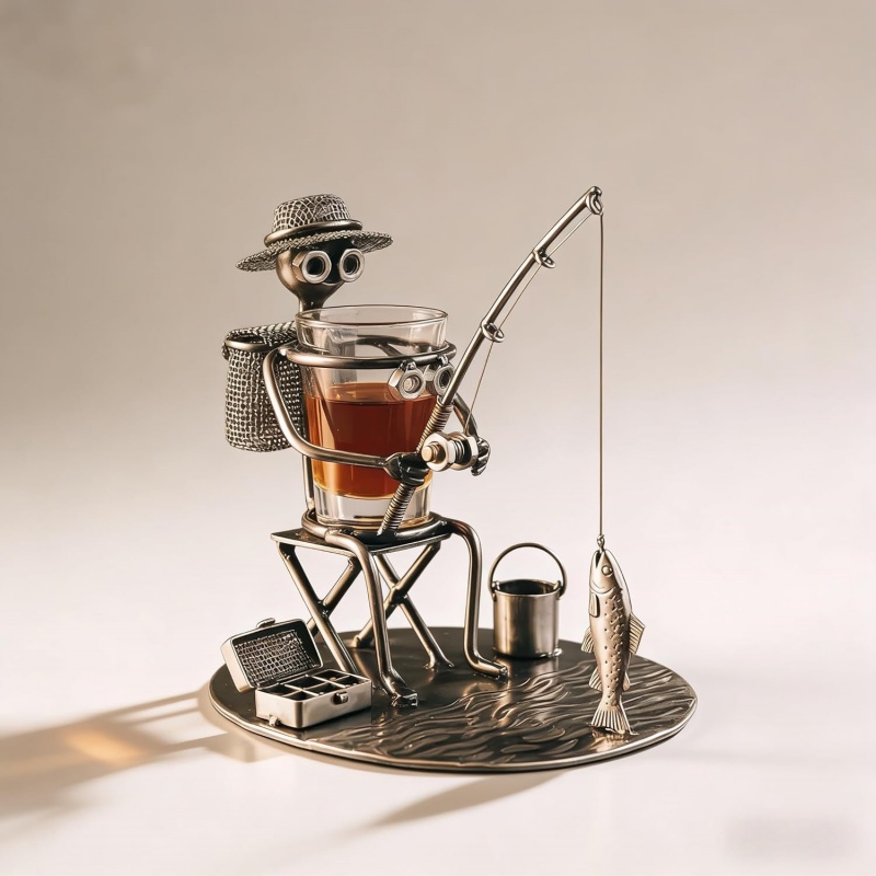Fishing Buddy Shot Glass Holder