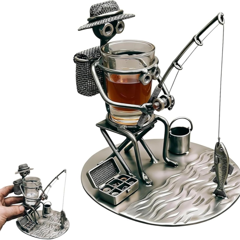 Fishing Buddy Shot Glass Holder