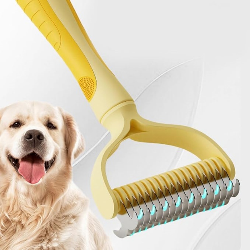 Pet Dematting Comb Double Sided Grooming Tool