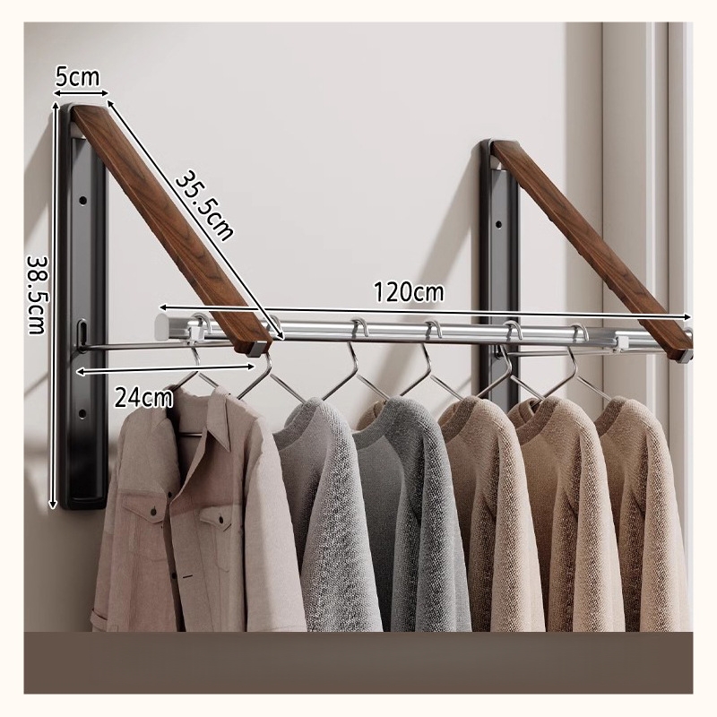 FoldAway™ Wall-Mounted Drying Rack