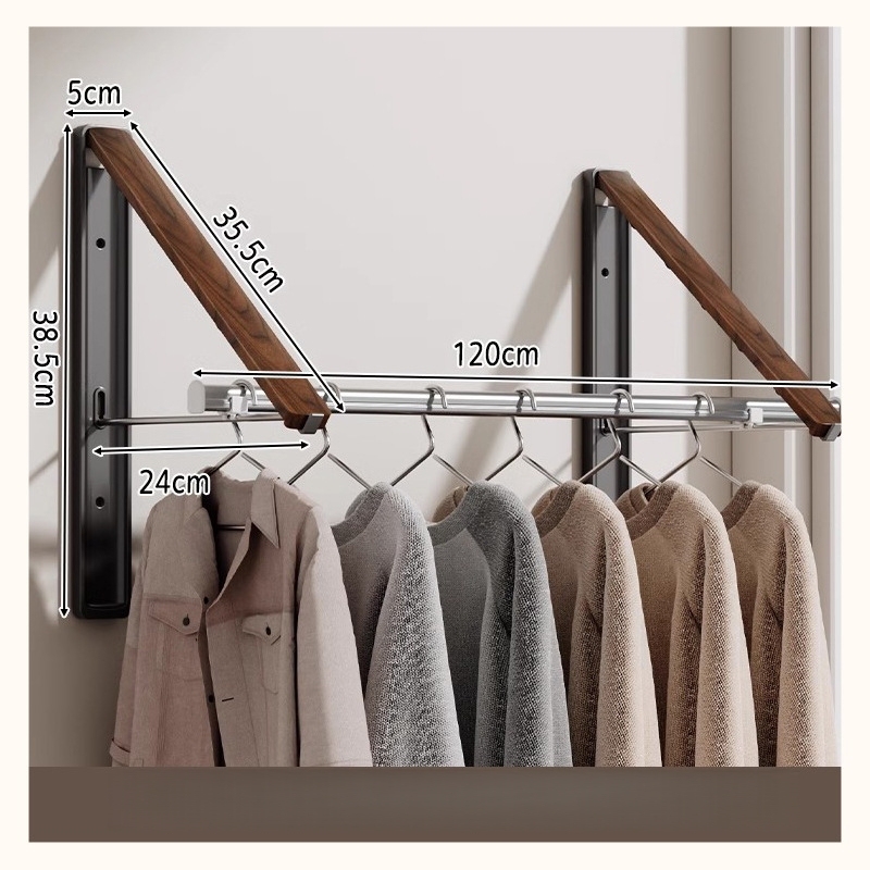 FoldAway™ Wall-Mounted Drying Rack