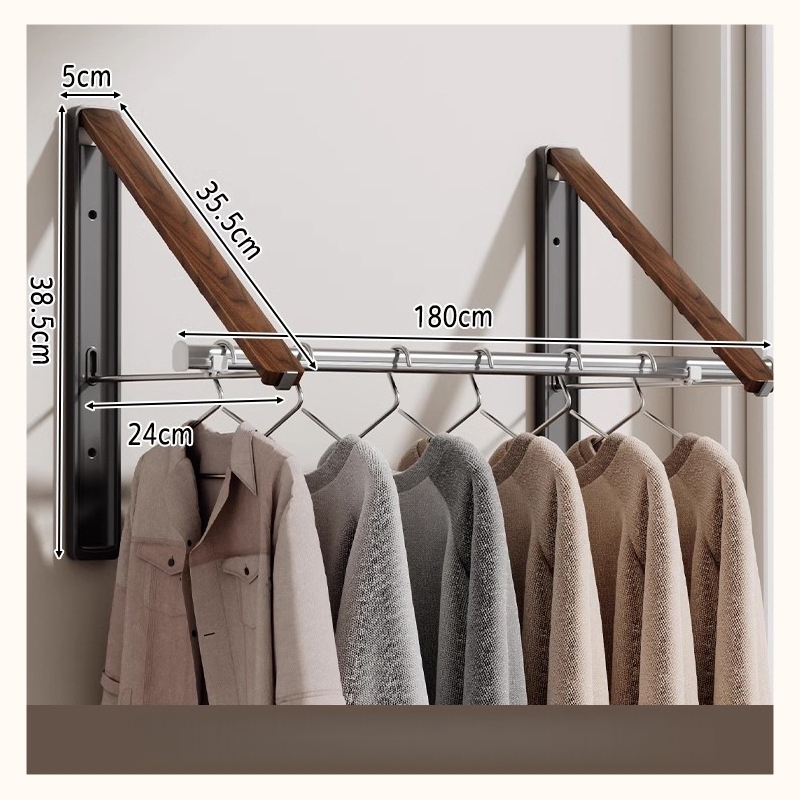 FoldAway™ Wall-Mounted Drying Rack