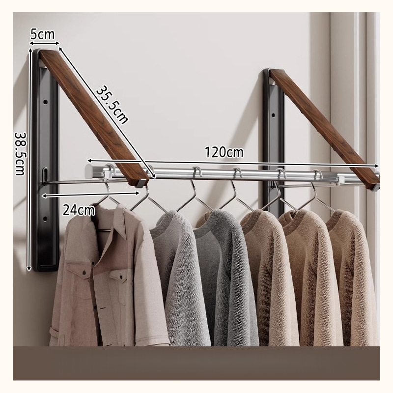 FoldAway™ Wall-Mounted Drying Rack