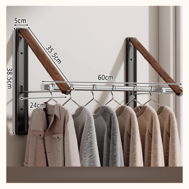 FoldAway™ Wall-Mounted Drying Rack