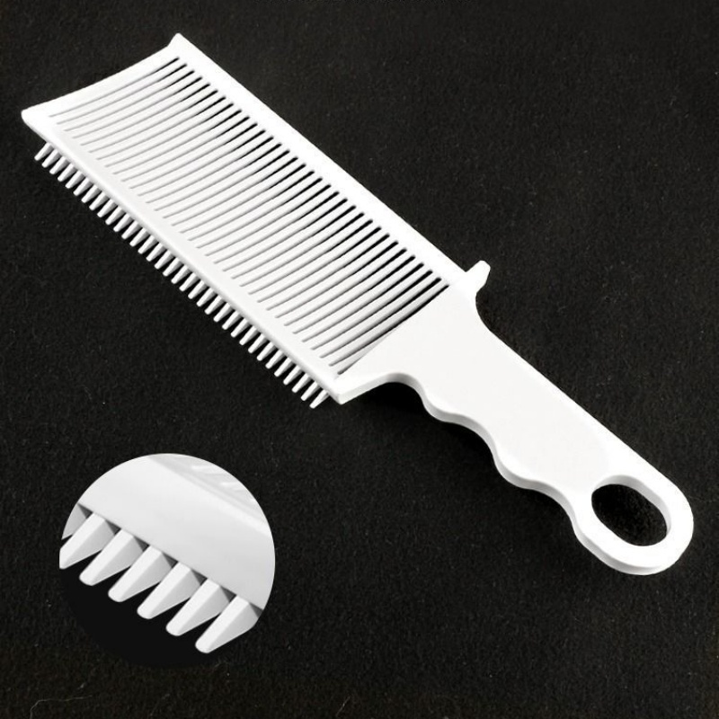 Men’s Curved Haircut Guide Comb – DIY Buzz Cut & Fade Styling Tool for Home Barbering