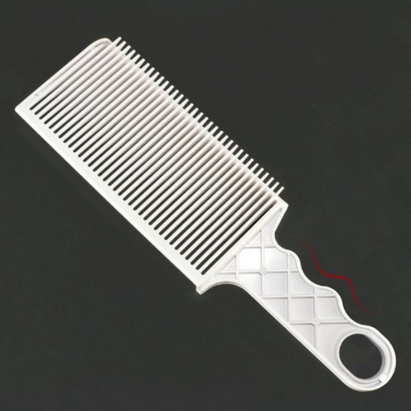 Men’s Curved Haircut Guide Comb – DIY Buzz Cut & Fade Styling Tool for Home Barbering