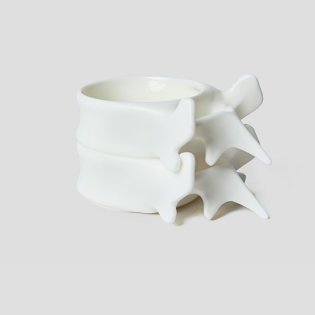 Spine-Shaped Ceramic Mug