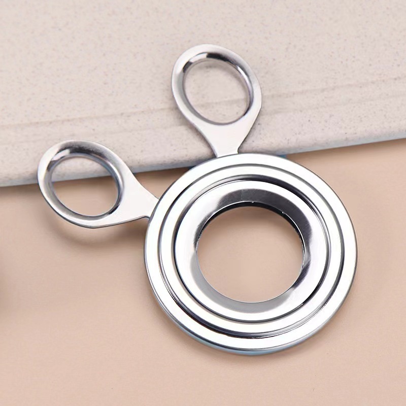 Stainless Steel Egg Topper & Shell Cutter – Easy Egg Cracker Opener with Ergonomic Handle for Soft & Hard Boiled Eggs