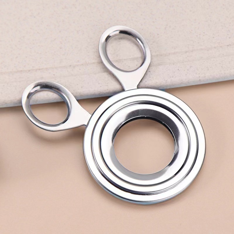 Stainless Steel Egg Topper & Shell Cutter – Easy Egg Cracker Opener with Ergonomic Handle for Soft & Hard Boiled Eggs