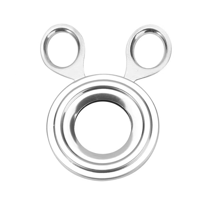 Stainless Steel Egg Topper & Shell Cutter – Easy Egg Cracker Opener with Ergonomic Handle for Soft & Hard Boiled Eggs